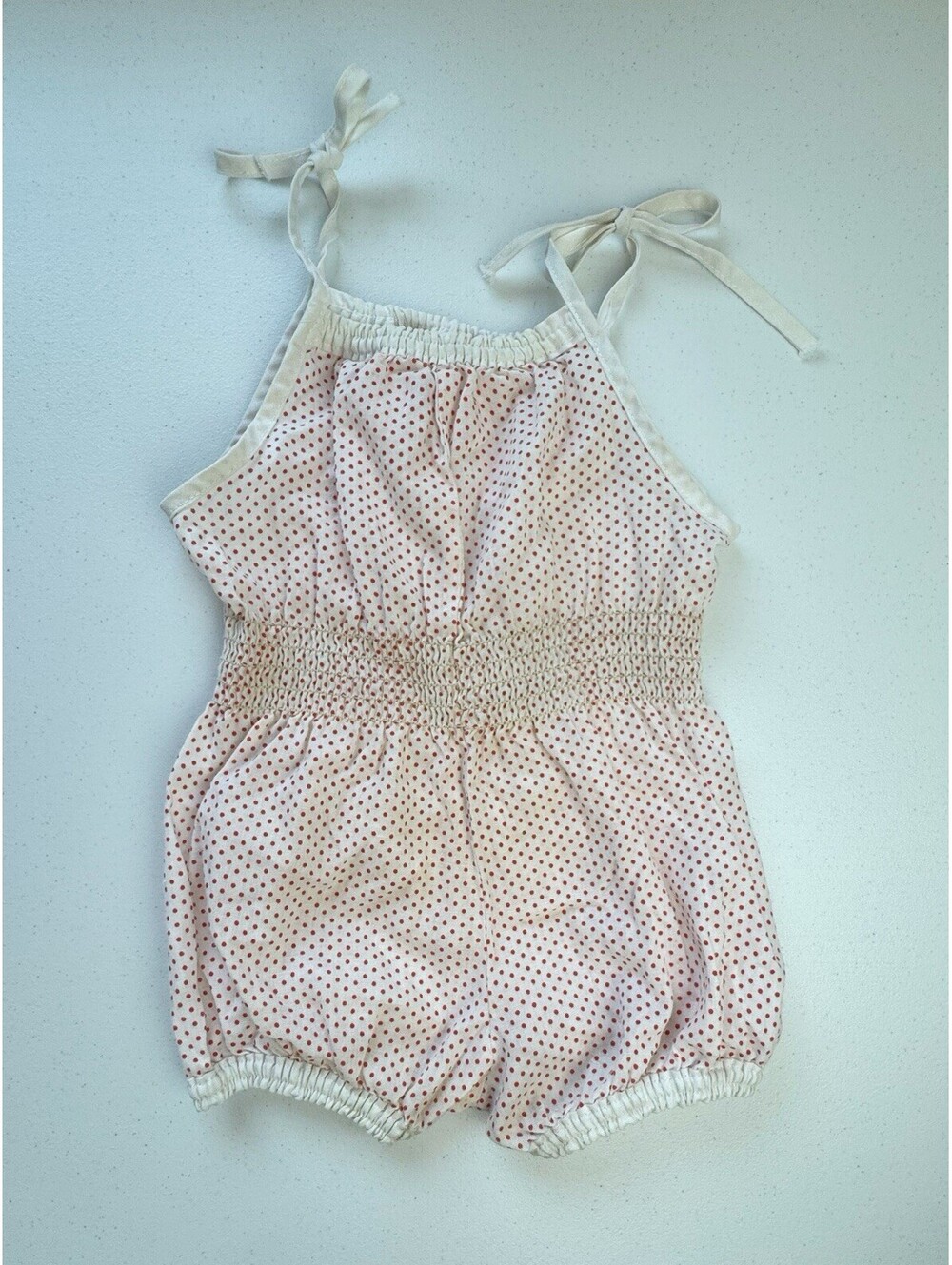 Vintage Polka Dot Romper 18 Months